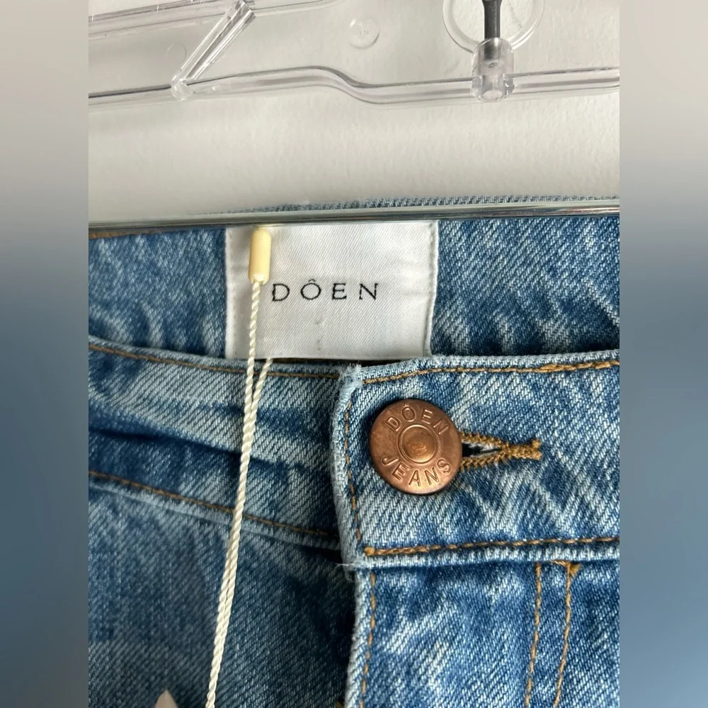 NWT DÔEN Shep Jeans | 90s Straight Leg Organic Cotton Denim Sz 32 - Picture 7 of 10